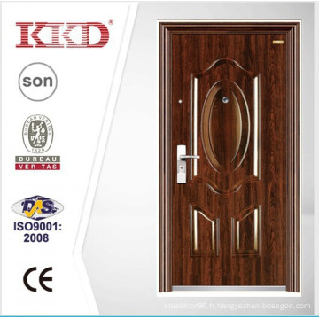 Égypte Design en acier de sécurité commerciale porte KKJ-522 pour porte d’entrée Design